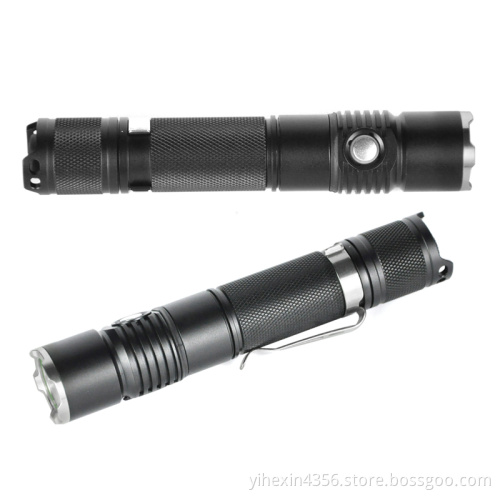 High Quality USB Charging Cree L2 - U2 Waterproof Rechargable LED Tactical Flashlight